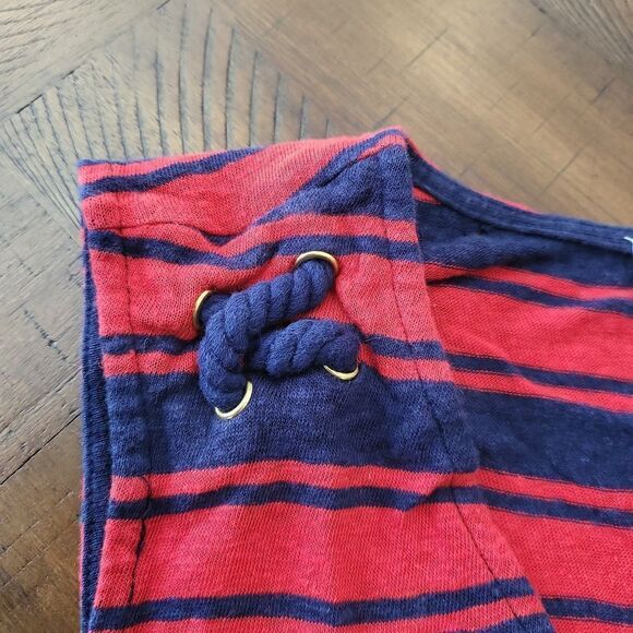 *Read Listing* Michael Kors Nautical Top XL Red and Blue - Picture 2 of 7